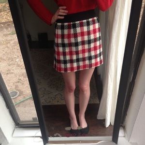 Milly Wool Mod Mini Skirt
